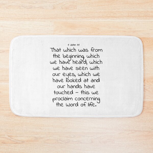 Item preview, Bible verse: 1 John 1:1 designed and sold by john-3-16.