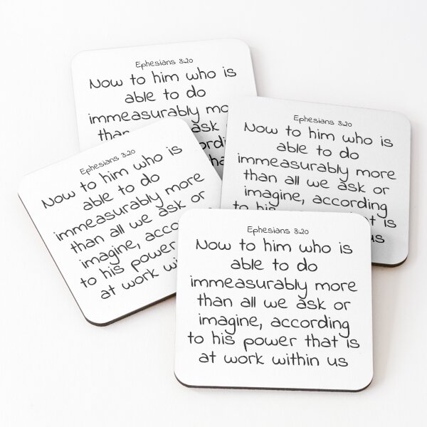 Item preview, Bible verse: Ephesians 3:20 designed and sold by john-3-16.