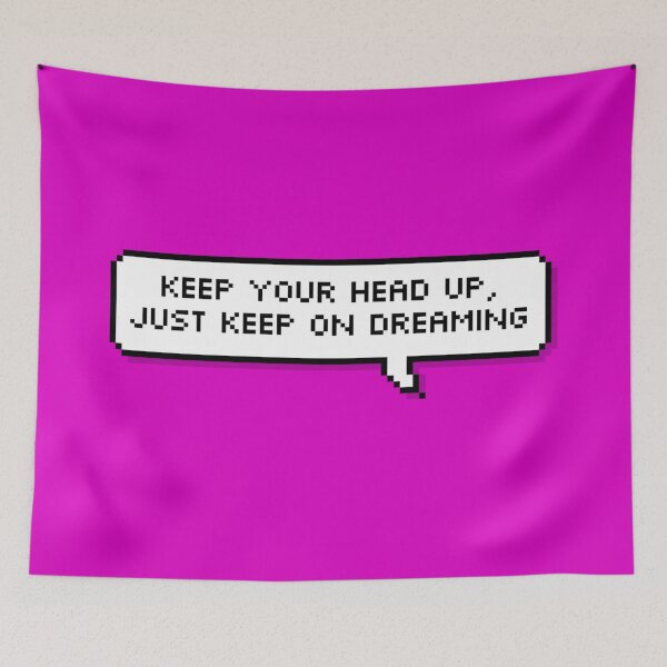 Item preview, ITZY DALLA DALLA Keep your head up, just keep on dreaming Pixel Speech designed and sold by helloharu.