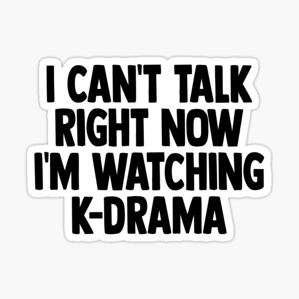 Watch Kdrama Stickers for Sale