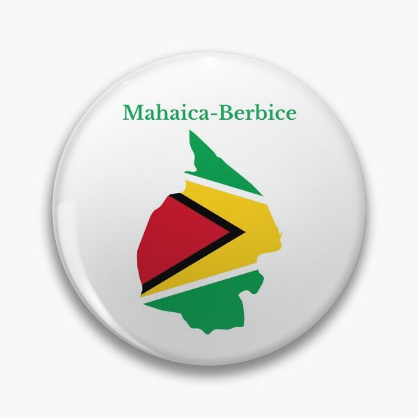 Artikelvorschau, Mahaica-Berbice-Regions-Kartendesign, Guyana. entworfen und verkauft von marosharaf.