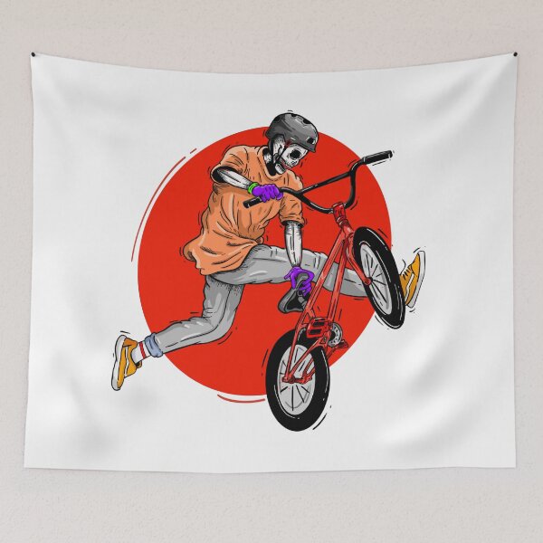 Item preview, BMX skull rider designed and sold by aalego.