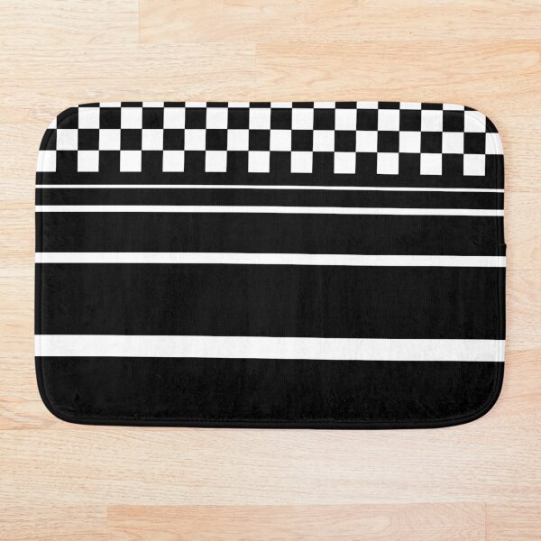 Aperçu de l'œuvre Damier noir et blanc et motif de lignes créée et vendue par LayraBlacks.
