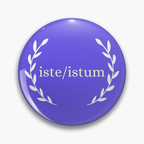 He/Him (Derogatory) Latin Pronouns Pin
