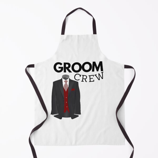 Item preview, Groom Crew Tuxedo Red Vest designed and sold by SweetLouiseTees.
