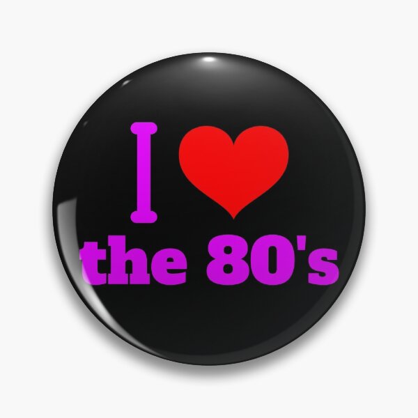 Item preview, I Heart the 80's, I love the 1980's designed and sold by DiscGolfTees.