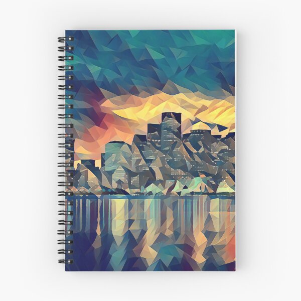 Item preview, Horizonte de Nueva York - Low Poly Art - MM008LPAD1 designed and sold by MktngMultiverse.