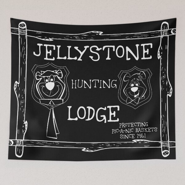 Item preview, hunting lodge-vintage cartoon parody designed and sold by Wtp1985.