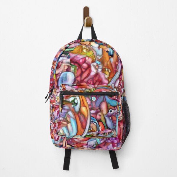 Item preview, ambrosia drops, in  garden of eden, pink, optimistic painting, seamless pattern, designed and sold by Maria Mihailova.