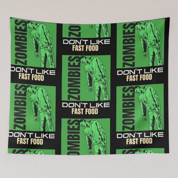 Item preview, Zombies Don't Like Fast Food designed and sold by DiscGolfTees.
