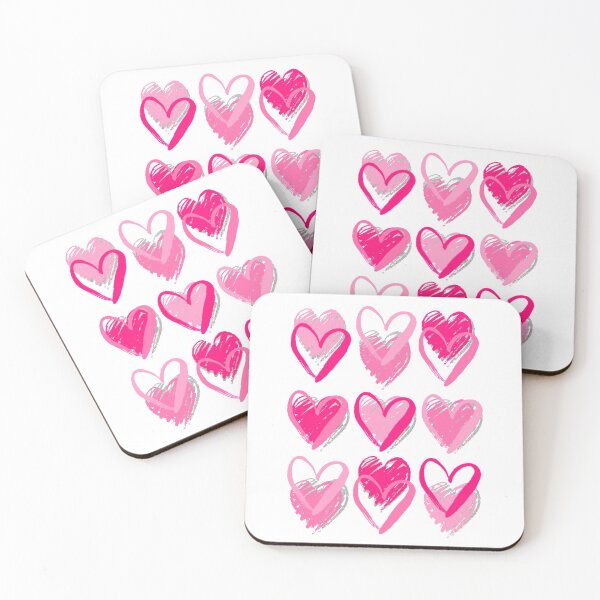 Item preview, pink hearts designed and sold by Julia Santos.