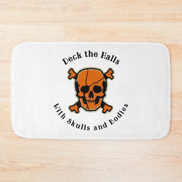 Item preview, Deck the Halls With Skulls and Bodies designed and sold by AryabyDesign.