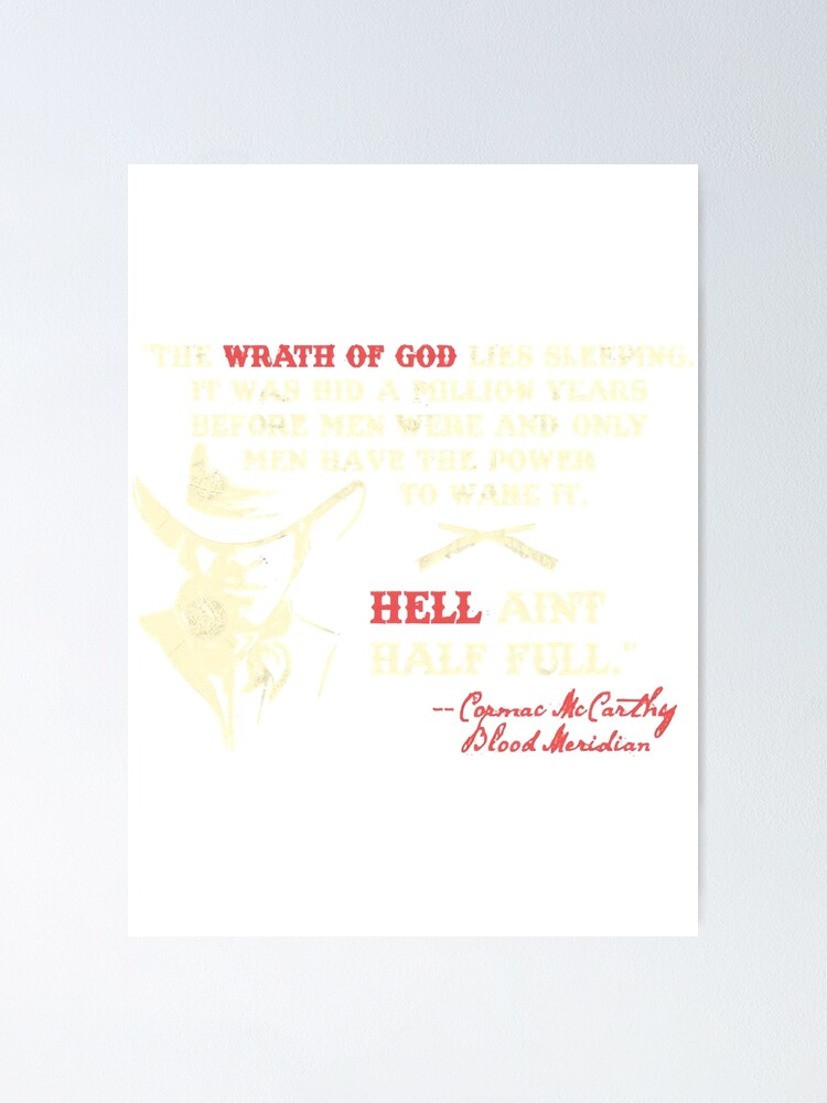 The Wrath of God Lies Sleeping  Poster for Sale by irWrobliski