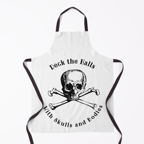 Item preview, Deck the Halls With Skulls and Bodies designed and sold by AryabyDesign.