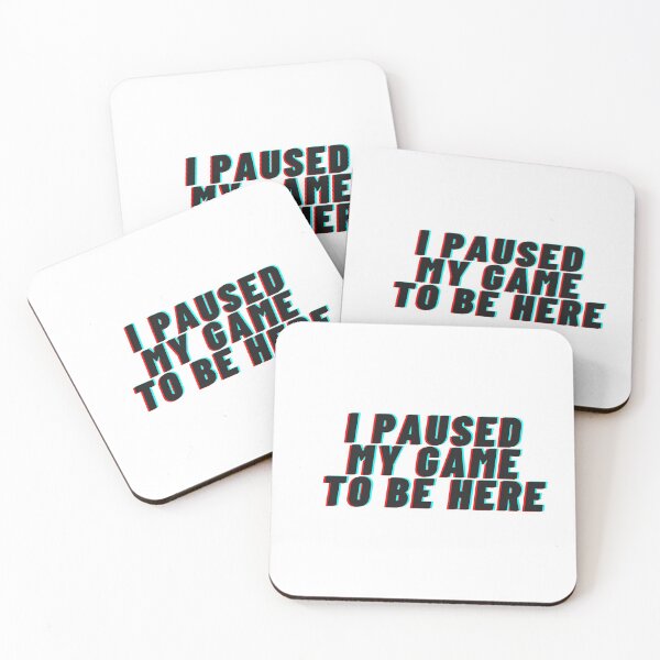 Item preview, I paused my game to be here  designed and sold by Christeena-.