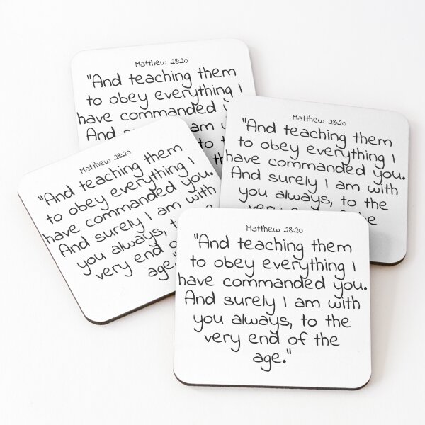 Item preview, Bible verse: Matthew 28:20 designed and sold by john-3-16.