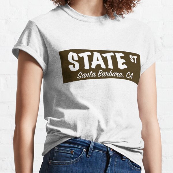 State Street Sign- Brown Classic T-Shirt