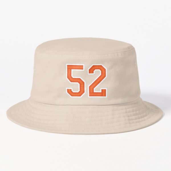 Sports Number 42 Jersey forty-two Orange Bucket Hat for Sale by