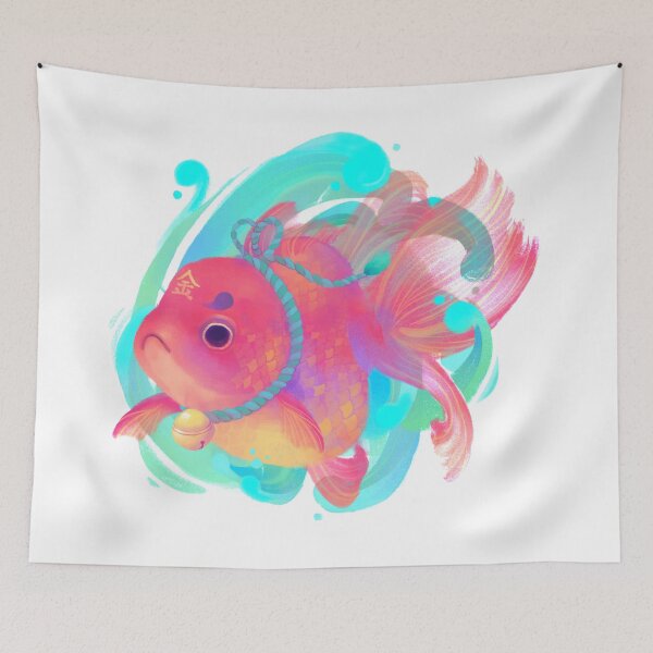 Item preview, Cute Angry Fish designed and sold by SzuIllustration.