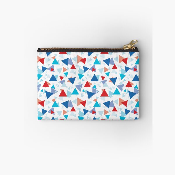 Item preview, Red and blue triangles pattern designed and sold by BLMcreations.