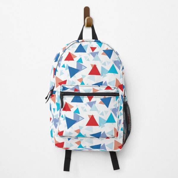 Item preview, Red and blue triangles pattern designed and sold by BLMcreations.