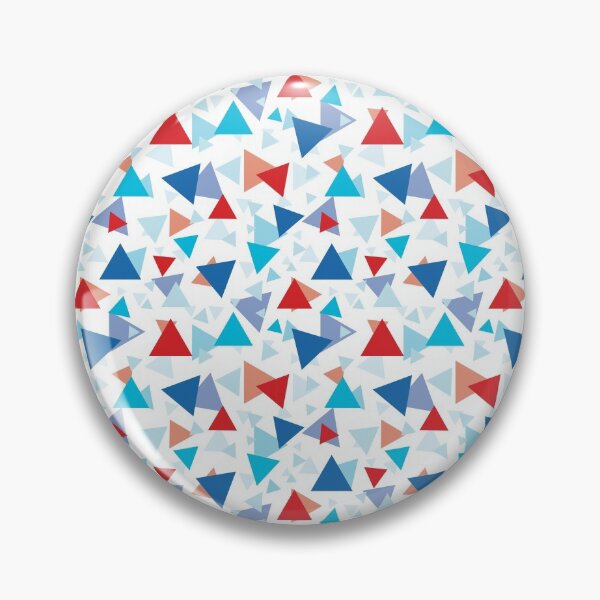 Item preview, Red and blue triangles pattern designed and sold by BLMcreations.
