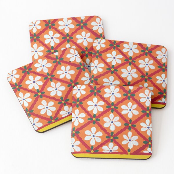 Item preview, Colorful floral design, Phad painitng by Gopal joshi, Indian folk art  designed and sold by gopalpjoshi.