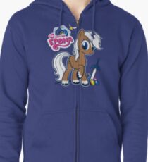 My Little Epona Zipped Hoodie