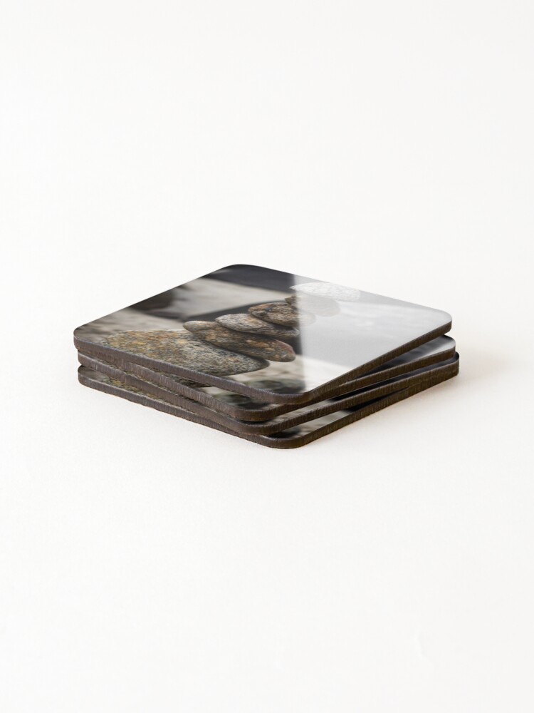 Thumbnail 4 of 5, Coasters (Set of 4), Stones Stacked designed and sold by RBCOOLSHOP.