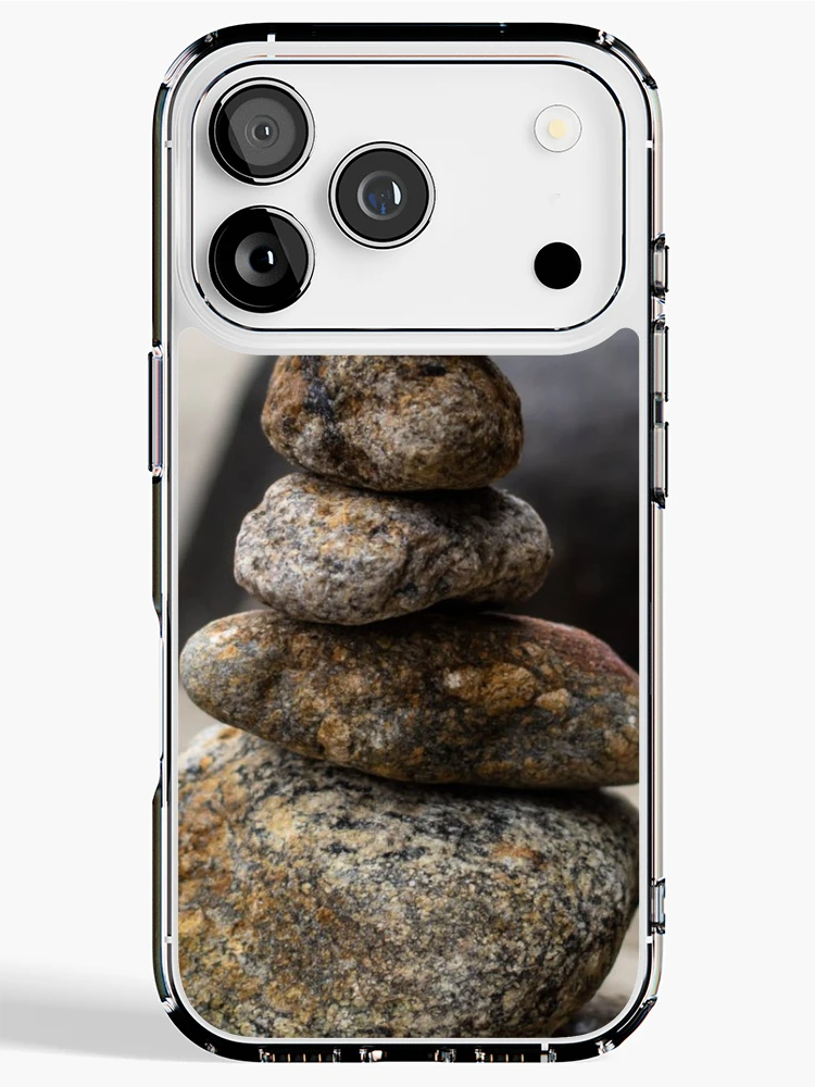 Thumbnail 1 of 5, iPhone Case, Stones Stacked designed and sold by RBDESIGN SHOP.