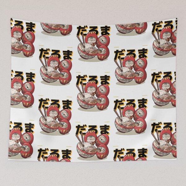 Item preview, Daruma dolls with a ramen bowl designed and sold by irWrobliski.