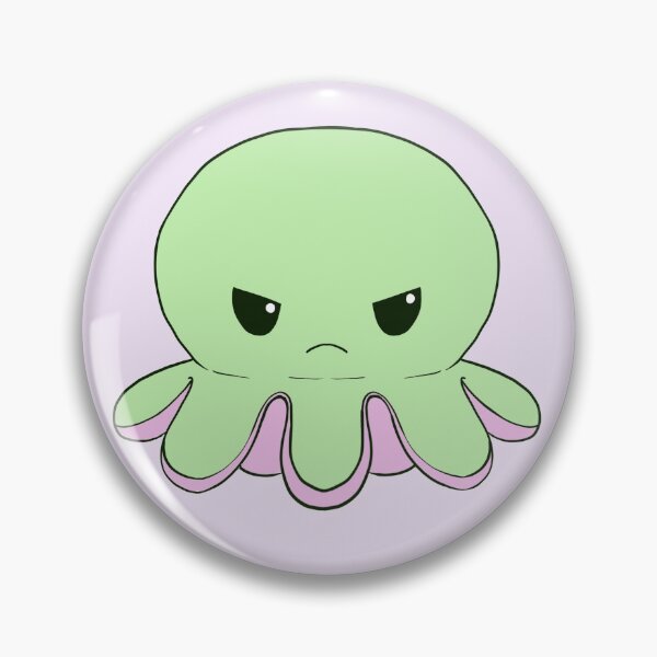 Item preview, Angry Octopus - Green | Reversible Octopus designed and sold by Missakura.