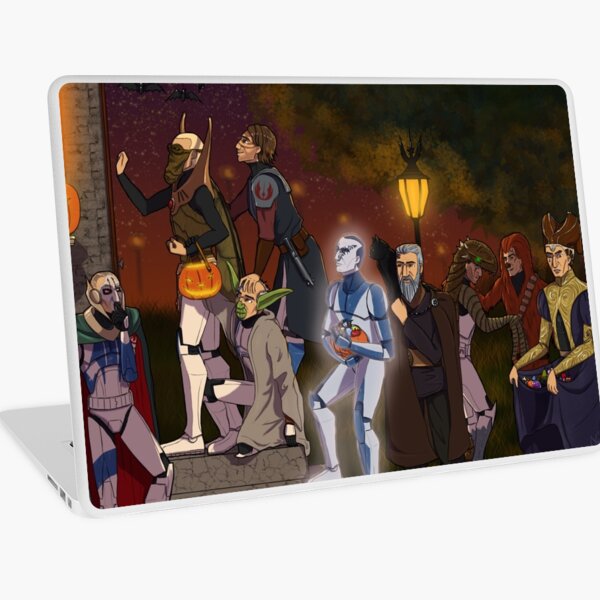 Vista previa del artículo con la obra «Clones de Halloween», diseñado y vendido por niphrendil.