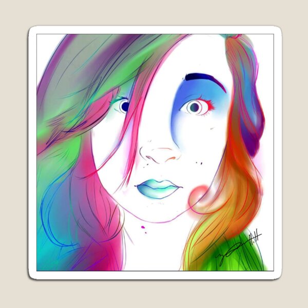 Zoe Colegrove - Self Portrait Magnet