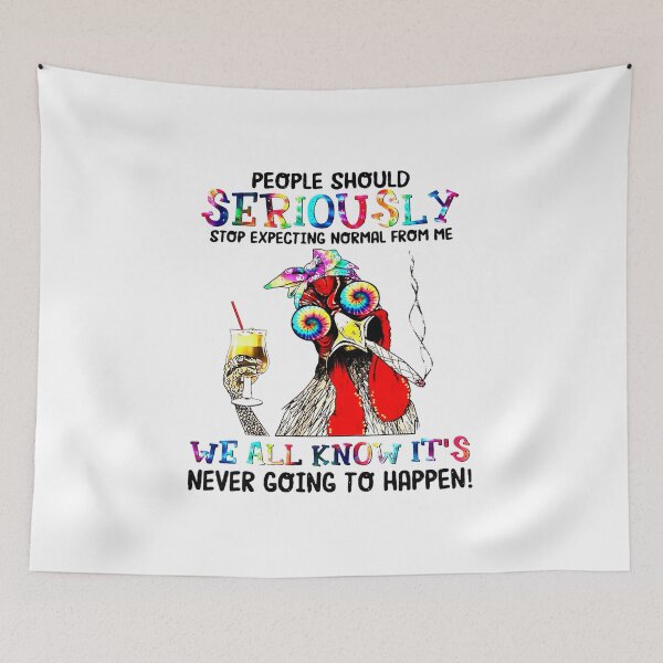 Item preview, ROOSTER PEOPLE SHOULD SERIOUSLY STOP EXPECTING NORMAL designed and sold by GPTrending.