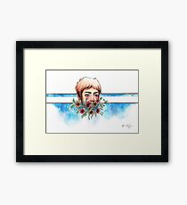 The Blue Paladin Framed Print