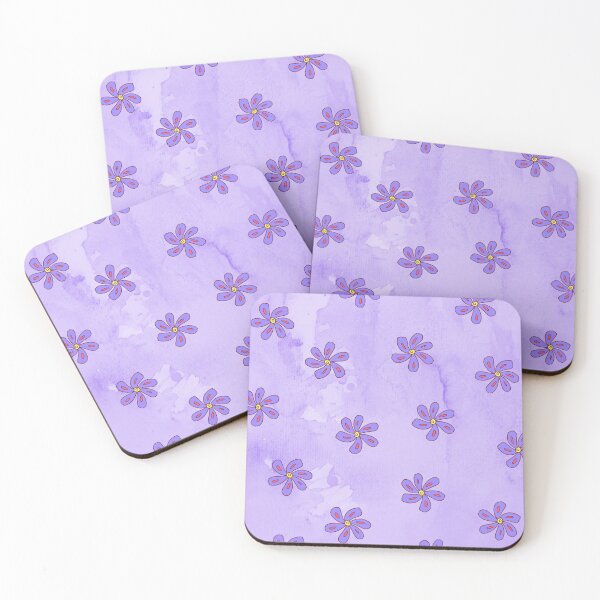 Item preview, purple flowers designed and sold by Mohini Sawant.