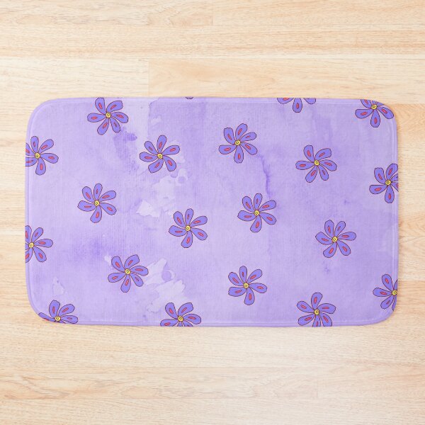 Item preview, purple flowers designed and sold by Mohini Sawant.