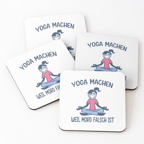 Item preview, YOGA MACHEN WEIL MORD FALSCH IST designed and sold by GPTrending.