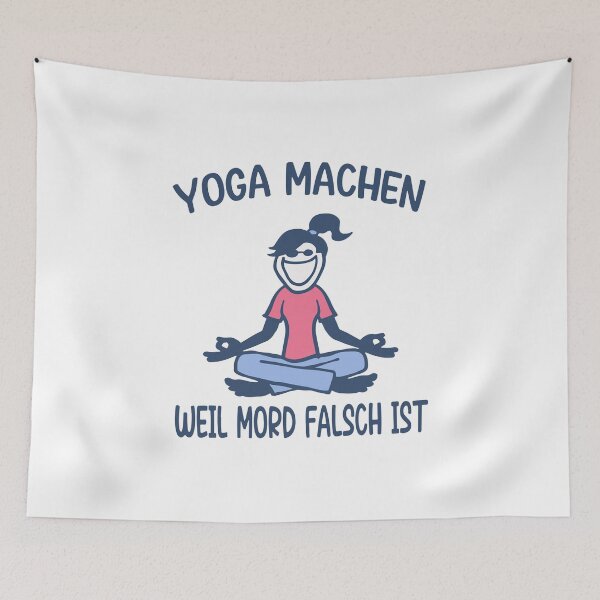 Item preview, YOGA MACHEN WEIL MORD FALSCH IST designed and sold by GPTrending.