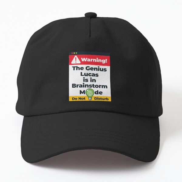 Item preview, Lucas Name - Warning The Genius Lucas is in Brainstorm Mode designed and sold by elhefe.