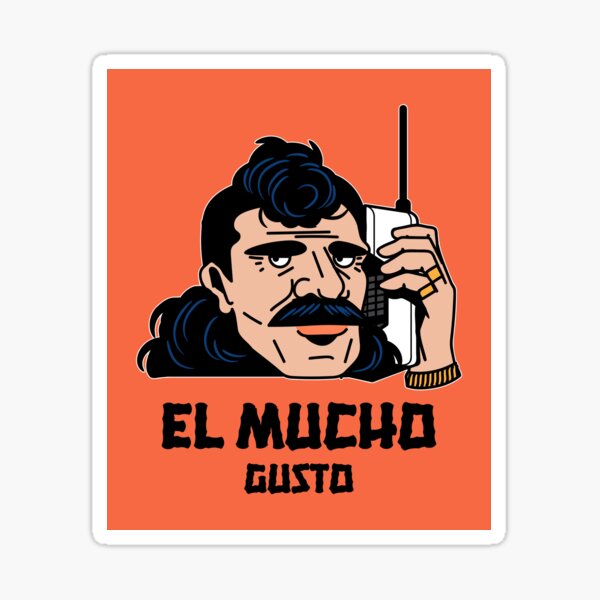 Mucho Gusto Stickers for Sale | Redbubble