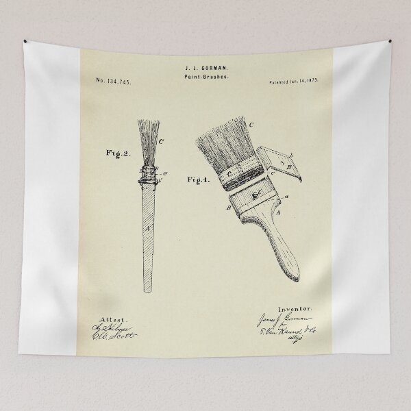 Item preview, Paint Brushes-1873 designed and sold by paulrommer.