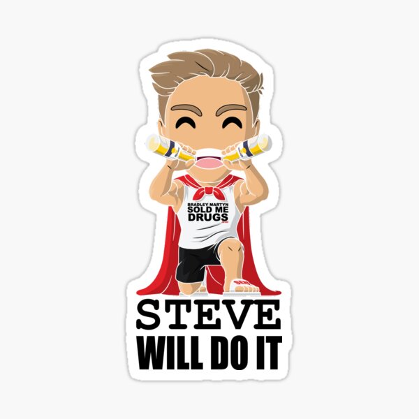 Steve Will Do It Funny Youtuber Sticker