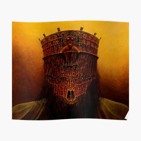 Untitled (The King) by Zdzislaw Beksinski Poster