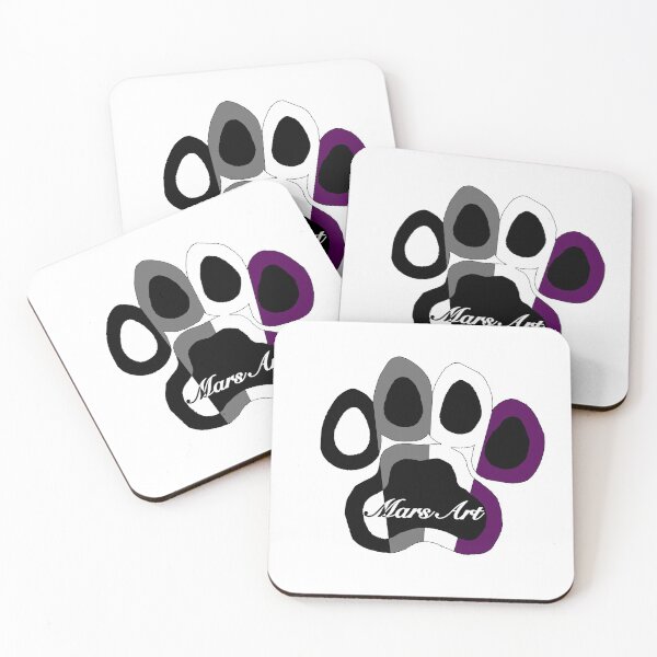 Item preview, As3xual Pride Flag Paw(MarsArt) designed and sold by MarsArtM.