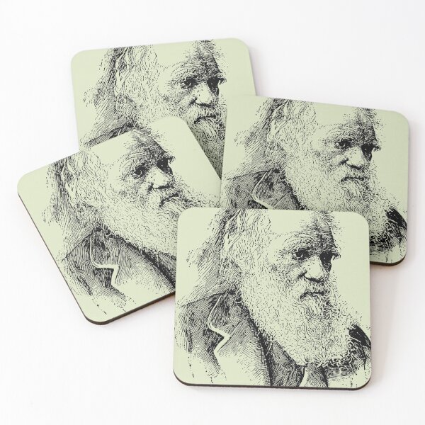 Item preview, Charles Darwin Portrait designed and sold by Flamin' Galah.