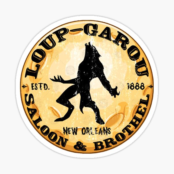Aperçu de l'œuvre Loup Garou Saloon, en détresse créée et vendue par irWrobliski.
