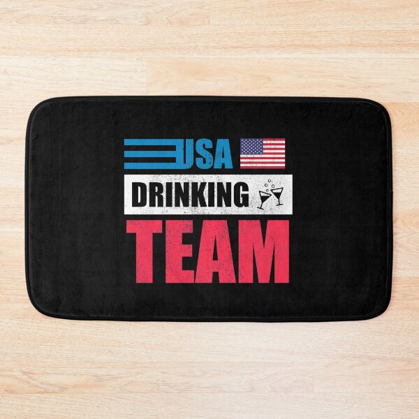 Item preview, USA Drinking Team, With Flag designed and sold by Avishy.