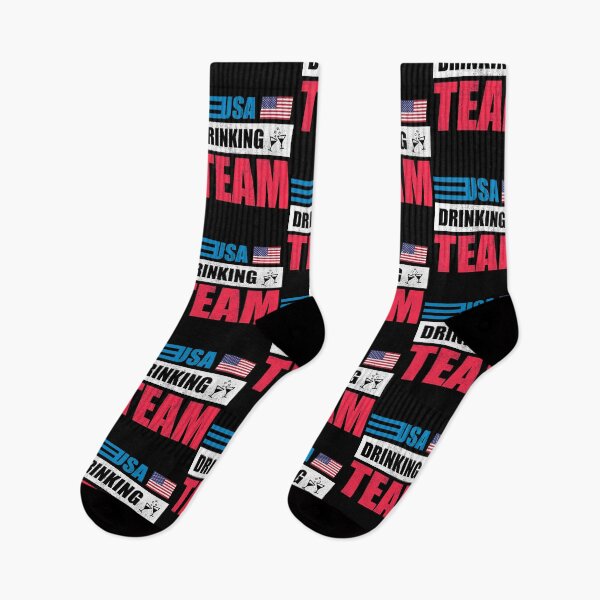Item preview, USA Drinking Team, With Flag designed and sold by Avishy.